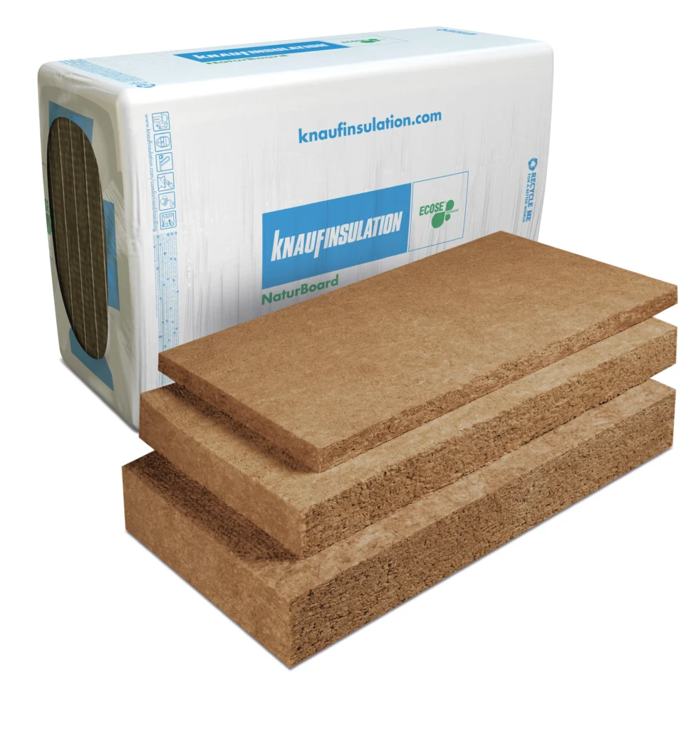 Knauf Insulation Tervol NaturBoard Venti 3 cm – večnamenska vlaknena plošča za prezračevane in notranje konstrukcije